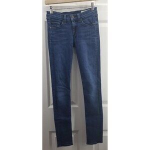 Women Rag & Bone Skinny W1502K520 Jeans Dark Wash Coronado sz 25 X 29